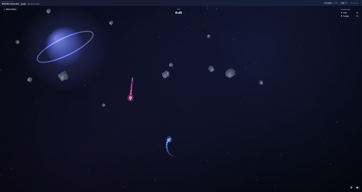 Asteroid Dodge: steer your ship through the asteroid field